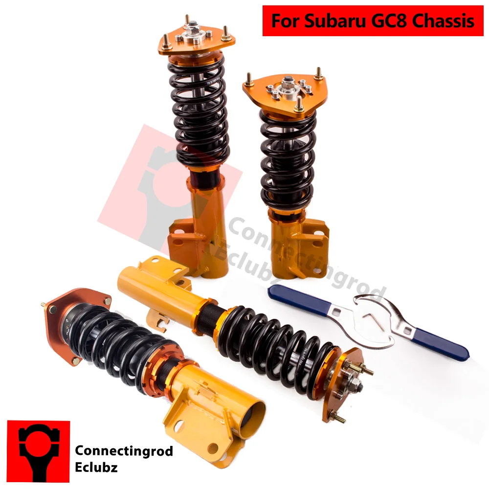 Non Adjustable Damper Coilovers Coilover for Subaru Impreza WRX GC8 93