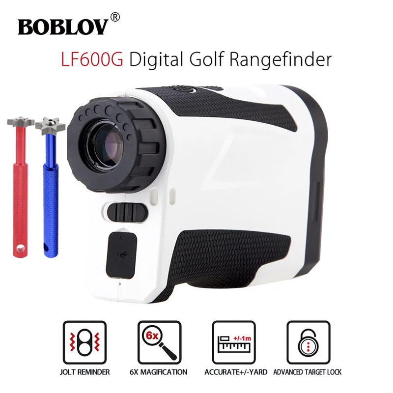 

BOBLOV Digital golf Telescope Laser Rangefinder 600m Laser Distance Meter 6X Monocular Golf hunting Range Finder Speed Tester