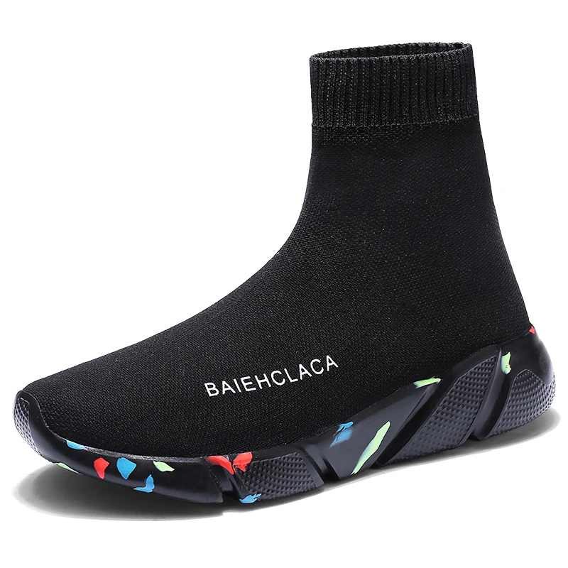 

Fashion Socks Shoes Woman Tenis Feminino Light Breathable Woman Casual Shoes Women Sneakers Sapato Feminino Large Size 35-47