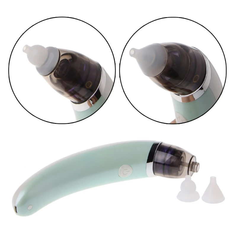 Baby nasal aspirator electric safety hygienic nasal suction device has 2 sizes of nose tip and oral sucking newborn boy girl Baby nasal aspirator electric safety hygienic nasal suction device has 2 sizes of nose tip and oral sucking newborn boy girl