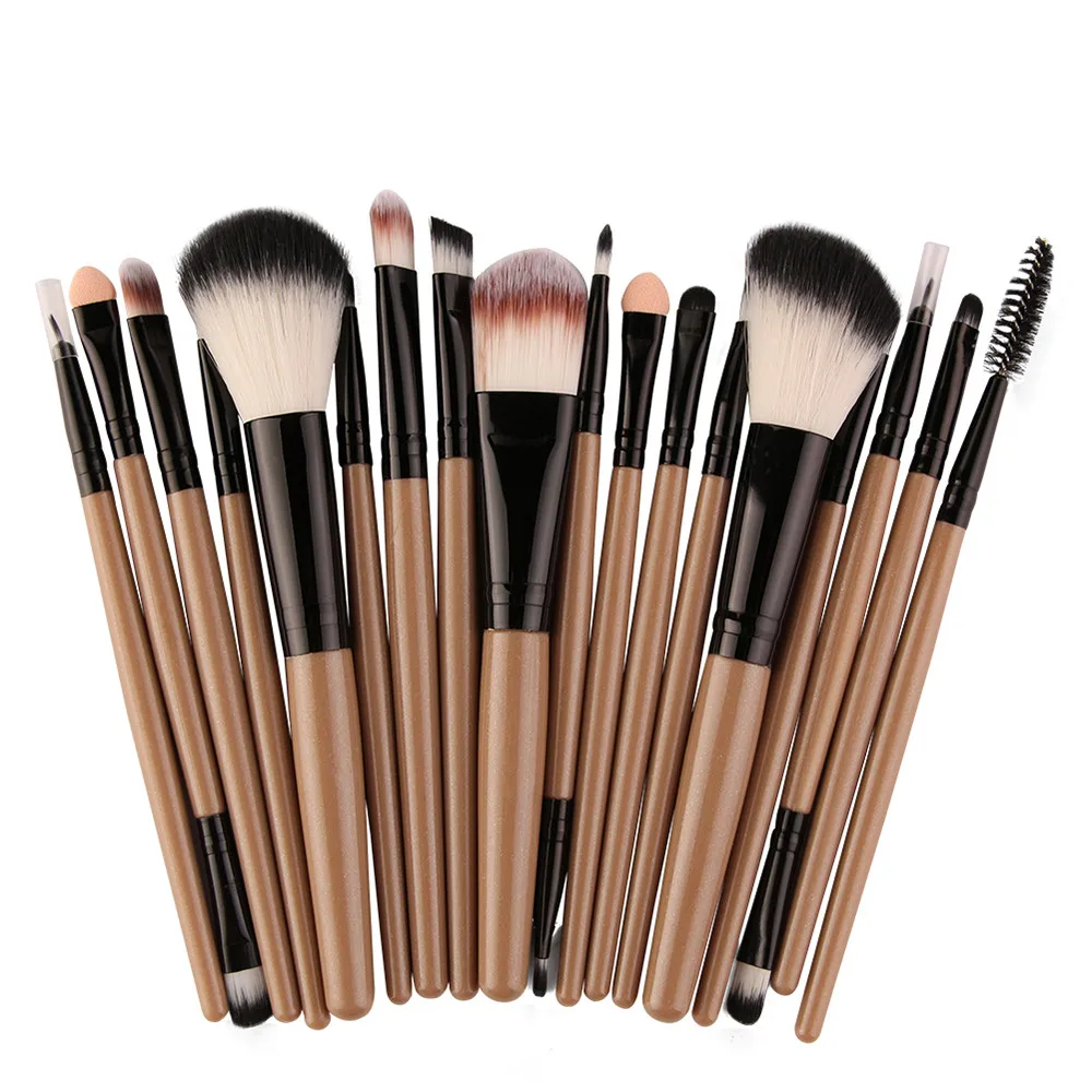 

Fashion Girl Product 18 pcs Makeup Brush Set tools Make-up Toiletry Kit Wool Make Up Brush Set pinceaux maquillage zsmw