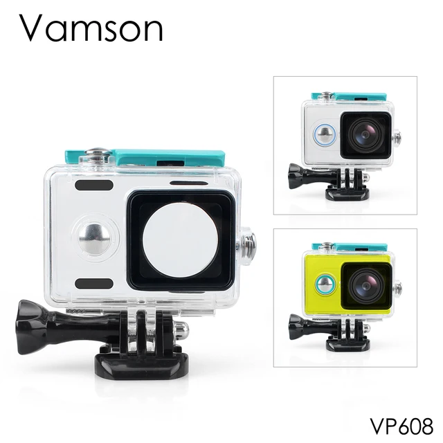 Best Offers Vamson for Xiaomi for Yi Blue Waterproof Case 40M Underwater Diving Sports Waterproof Box For Xiaomi for yi Action camera VP608 Best Offers Vamson for Xiaomi for Yi Blue Waterproof Case 40M Underwater Diving Sports Waterproof Box For Xiaomi for yi Action camera VP608