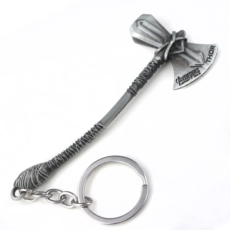 

Thor Axe keychain Avengers Infinity War Superhero Black Panther Keychain Key Ring Chaveiro Mask Key Chain Marvel Jewelry