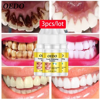 

3pcs/lot tooth whitening essence powder oral hygiene cleaning remove yellow plaque stains teeth fresh bleaching dentifrice