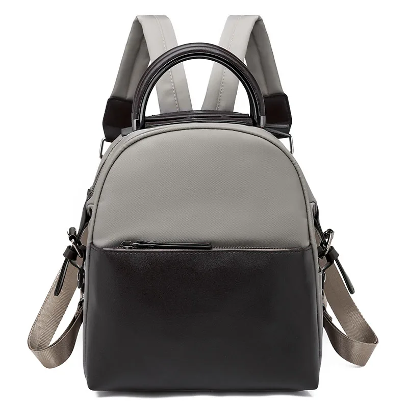 3 в 1 Многофункциональный Повседневный женский рюкзак противоугонные Оксфорд рюкзаки тканевые светильник дамская сумка через плечо школьная сумка для девочек-подростков - Цвет: Gray