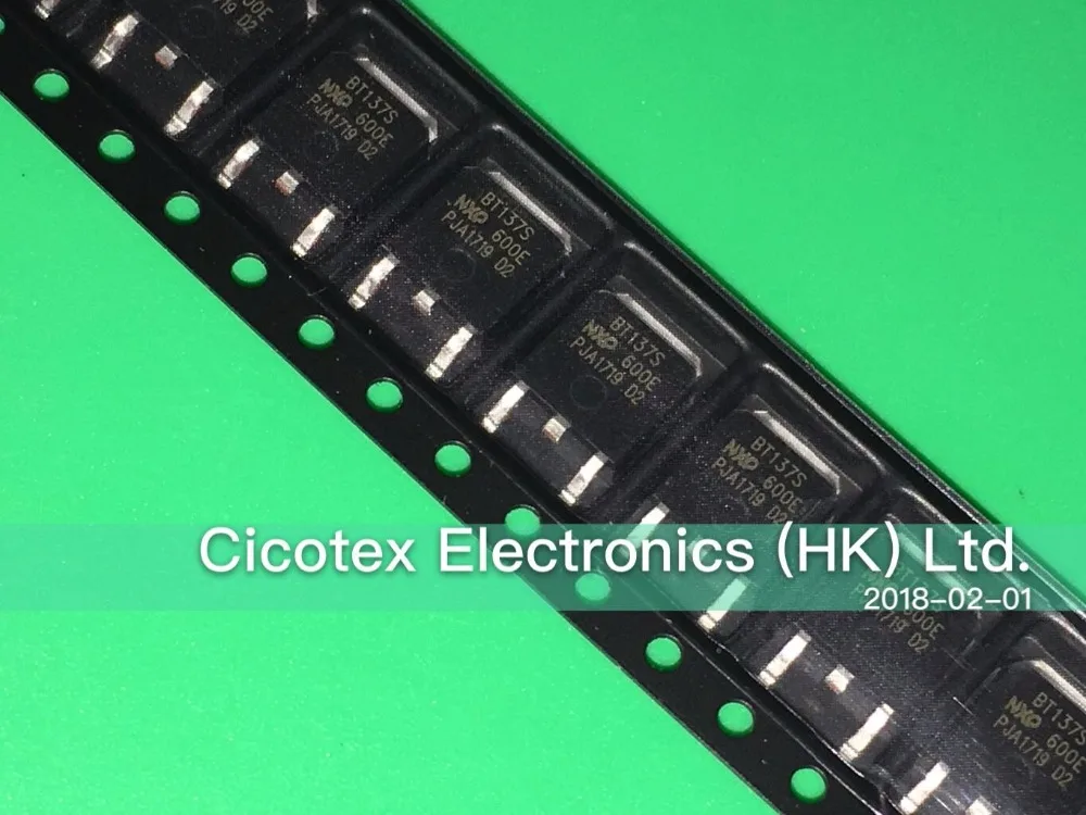 10 шт./лот BT137S-600E TO-252 TRIAC SENS GATE 600V 8A DPAK BT137S-600 BT137S 600E | Электронные компоненты и
