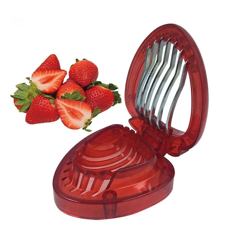 Kitchen Fruit Gadget Tools Strawberry Slicer Cutter Strawberry Corerin