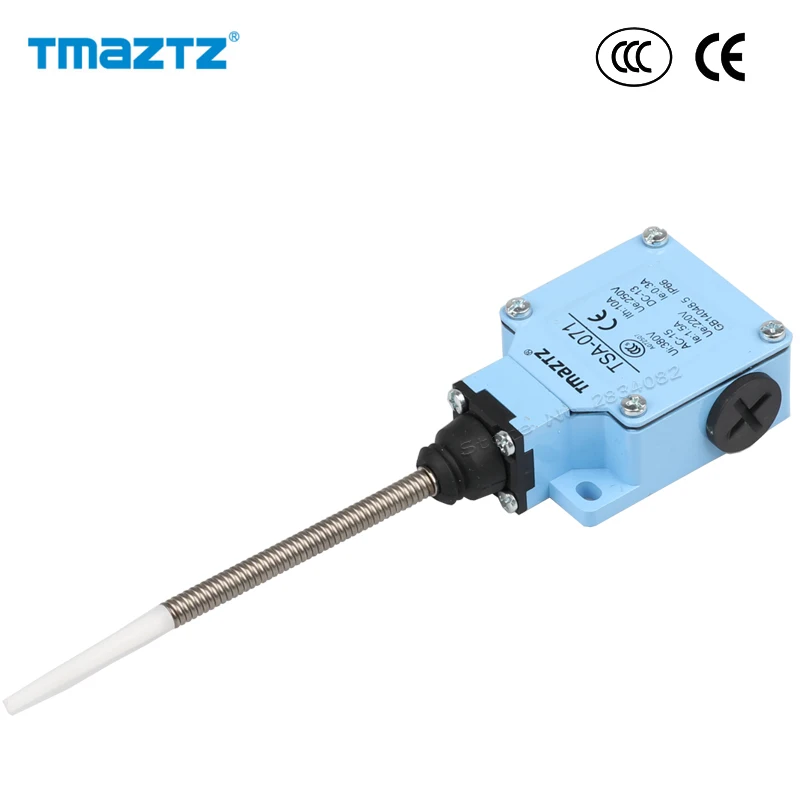 Limit switch AC DC NO NC 380V 10A stainless steel spring head momentary