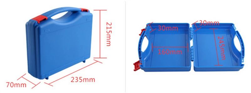 Мм 215X235X70 мм пластик инструмент случае чемодан toolbox ударопрочный оборудование для обеспечения безопасности приборная коробка equipmet Car kit