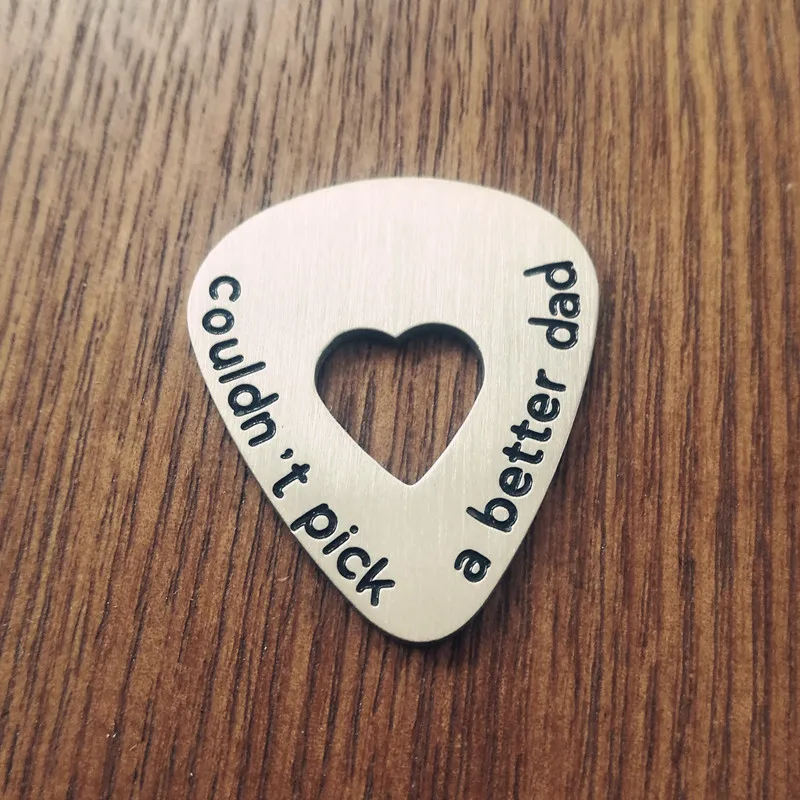 Could't pick a better dad guitar pick stainless steel guitar pick for