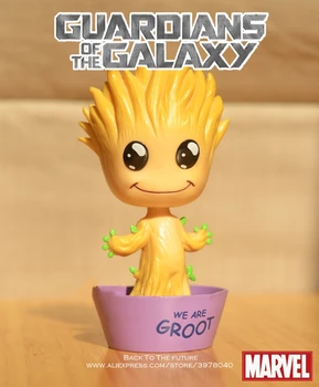 

Disney Marvel Avengers 3 Groot 10cm Action Figure Anime Mini Decoration PVC Collection Figurine Toy model for children gift