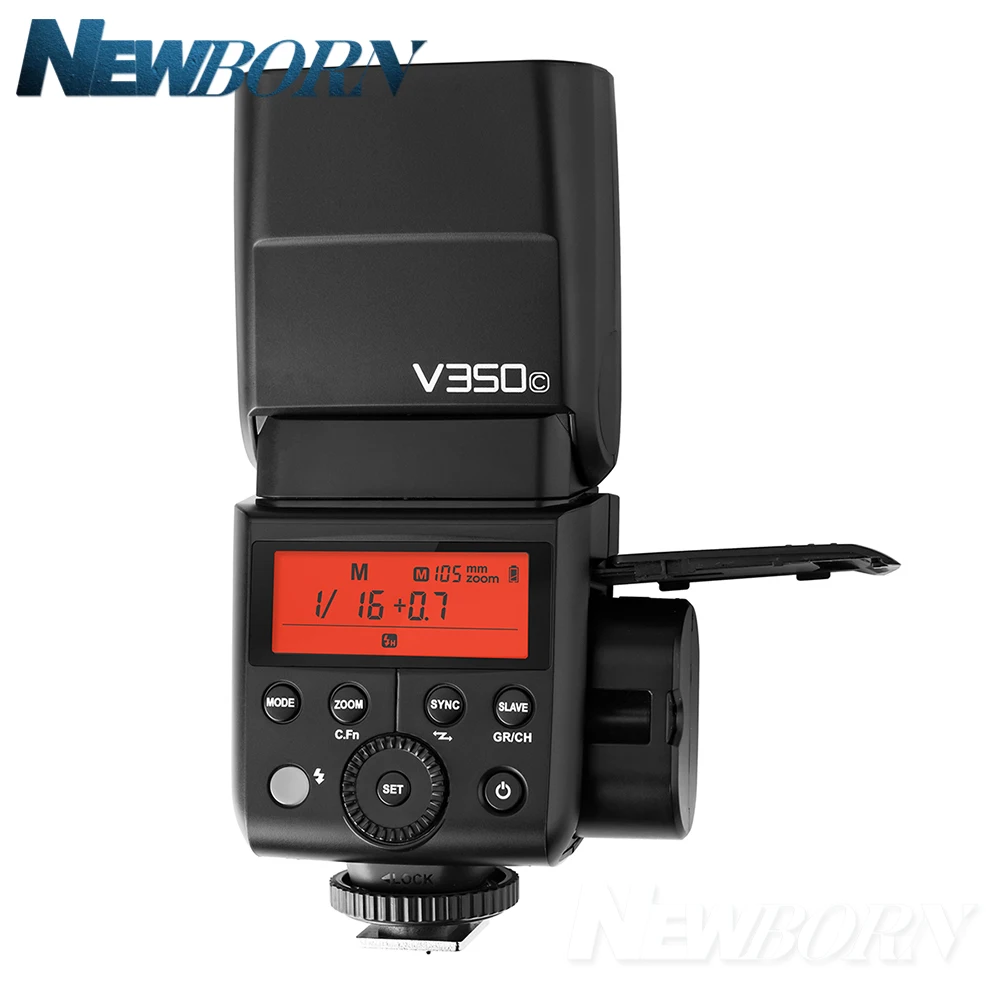 Godox V350C ttl HSS 2,4G литий-ионная батарея быстрее рециркулирует время вспышки Speedlite с Xpro-C передатчиком триггера для Canon