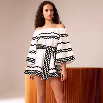 

2019 Hot Sale Sweet Mini Casual Loose Dress Sexy Women Night Club Party Elegant Off The Shoulder Slash Neck Dresses Wholesale