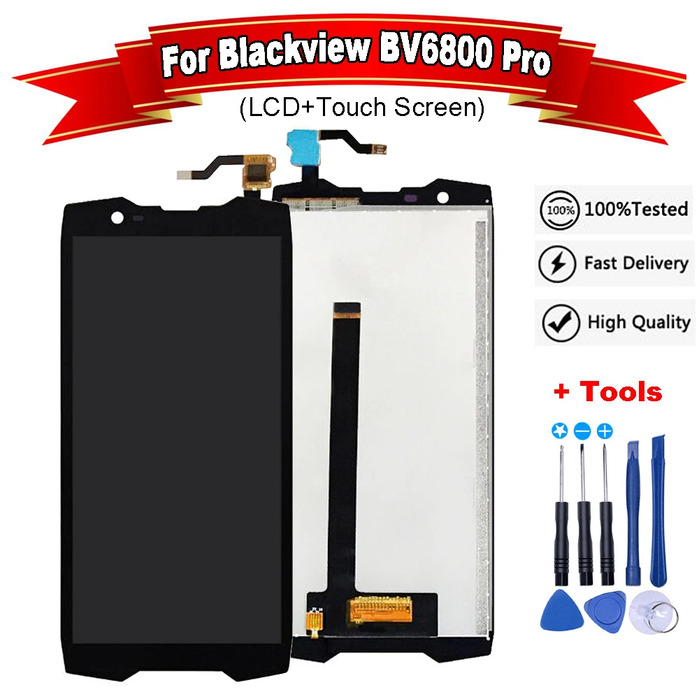 

For 5.7inch Blackview BV6800 Pro Lcd Display with Touch Screen Digitizer Assembly Spare Parts+Free Tools