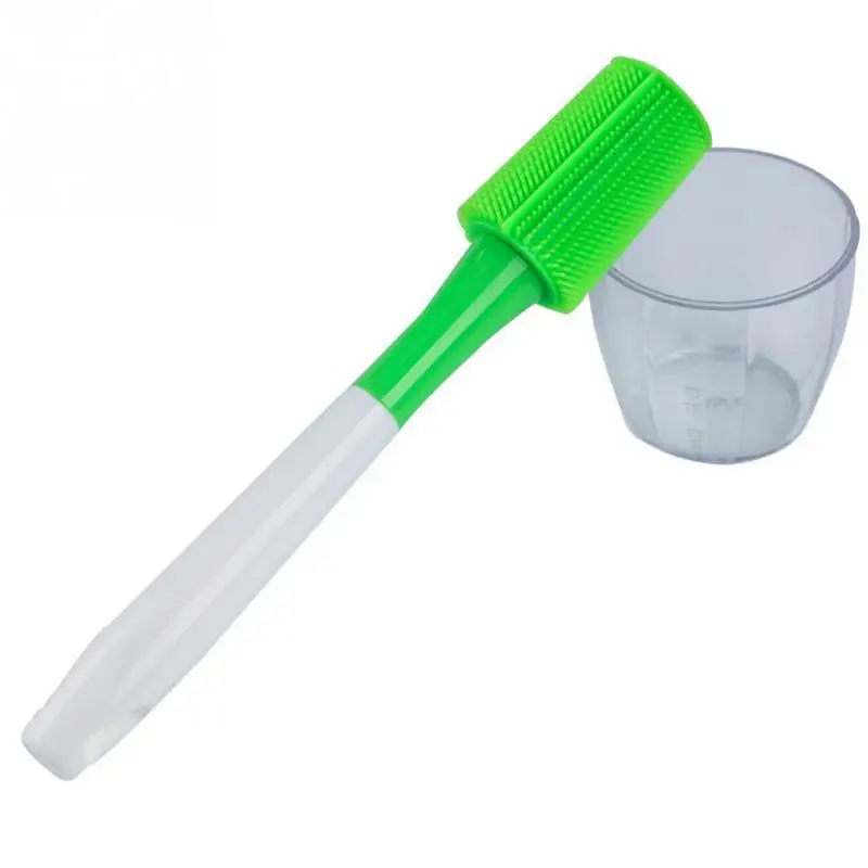 Портативная многофункциональная Чистящая Щетка для кухни, длинная ручка, щетка для мытья чая, чашка, бутылка, миска, силиконовая круглая Чистящая Щетка