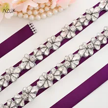 Кристалл свадебный пояс Стразы пояс невесты с лентами Жемчуг Люкс лента для свадьбы DressesY176S