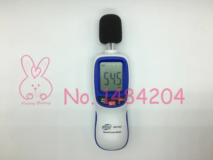 Ручной измеритель уровня звука GM1353 Benetech 30~ 130 dBA Noisemeter с подсветкой