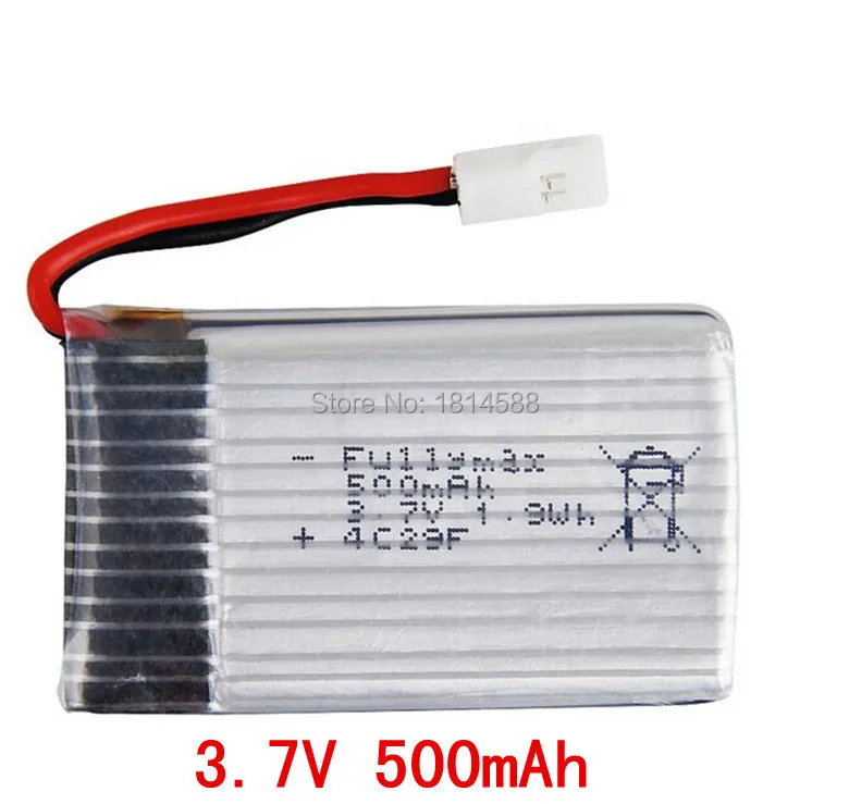 Литиевая батарея 3 7 в 500 мАч 25C для Syma X5C X5C-1 X5 X5S X5SC X5SW 1 шт. | Игрушки и хобби