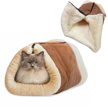 

HEYPET Cat Bed Pet House Dog Bed Soft Long Plush Kitten Puppy Cat Mat for Small Dogs Cats Nest Warm Winter Cat Supplies