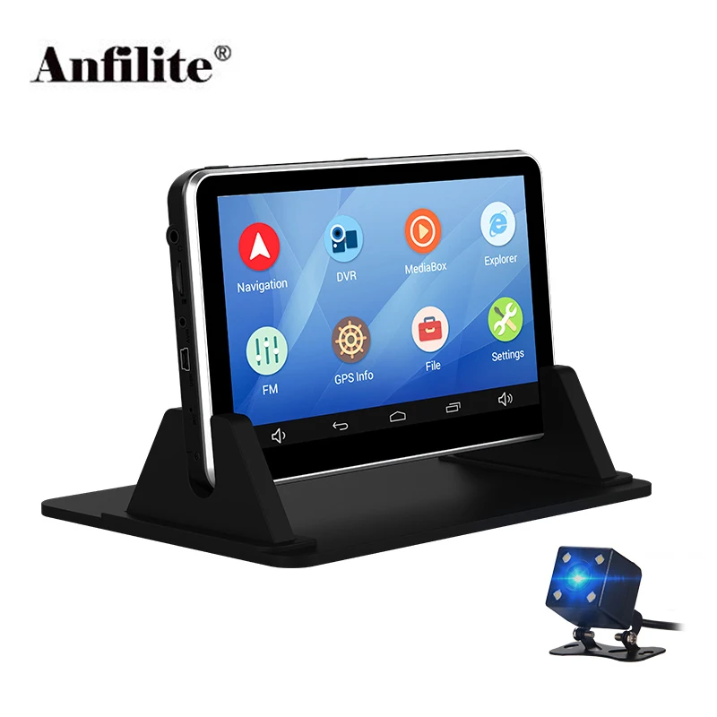 Anfilite 10 шт. 7 дюймовый емкостный Android автомобильный GPS навигатор четырехъядерный 512M