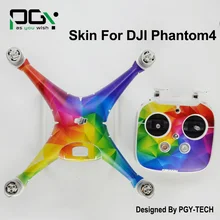 DJI Phantom 4 Sticker Drone parts accessories 3M PVC for phantom4 Waterproof Skin professional Quadcopter D3