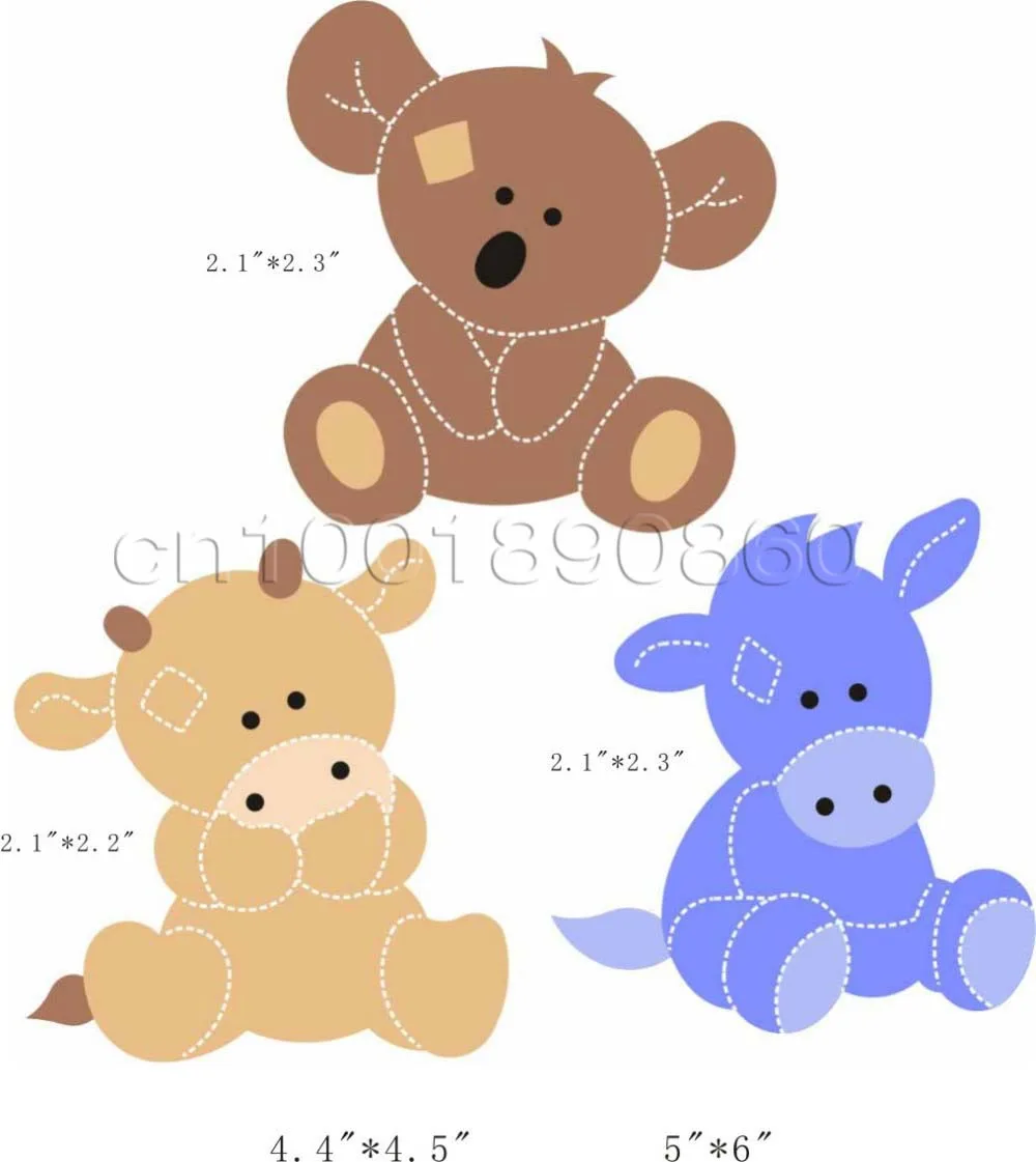 

Small animal group multi-purpose use Scrapbook & Wooden dies for scrapbooking, MY machine