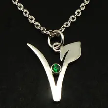 Vegan font b Necklace b font Vegetarian Symbol font b Necklace b font Pendant Gift for