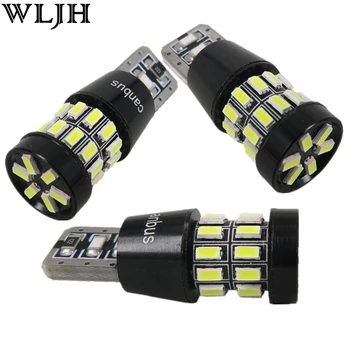 

WLJH 2pcs 12v T10 LED W5W Car LED Bombillas Light Lamp Bulb White Red Yellow Libre De Errores Sidelights for Audi A4 B5 B6 B7 B8