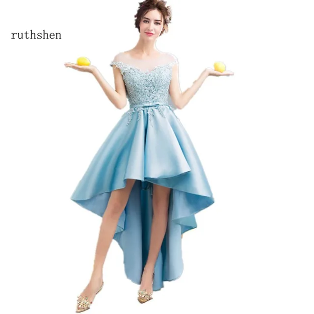 Blue High Low Prom Dresses