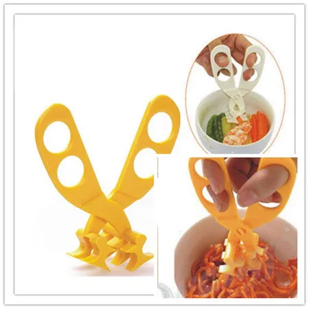 Multifunctional Baby Food Cutter Scissors Child Supplementary Crushing Clamp Toddlers Versatile Food Cut Tool Safe (5)