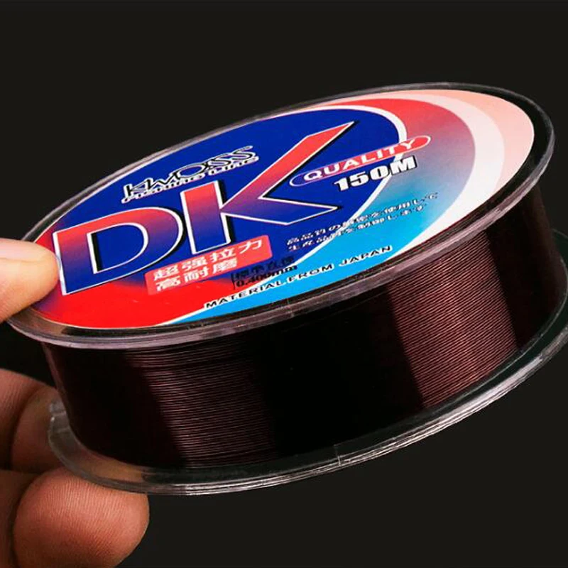 POETRYYI 150M XPS Super Strong Monofilament transparent/brown Nylon Carp Fishing Line Not Fluorocarbon line 30