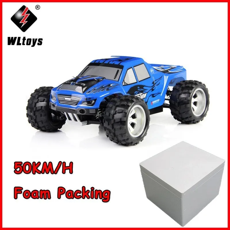 WLtoys A979 A RC высокоскоростной автомобиль 2 4 ГГц 2CH 1:18 4WD Багги внедорожник на