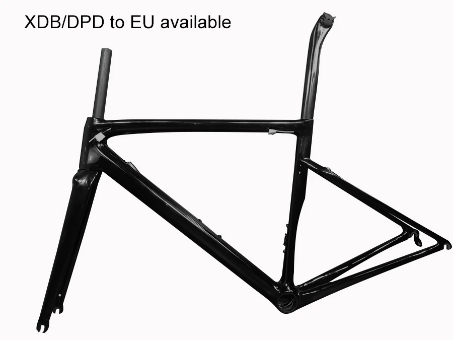 Discount 2019 taiwan T1000 Full carbon road Racing carbon bike bicycle frame Light weight with logo XDB DPD shipping available CRF16 6