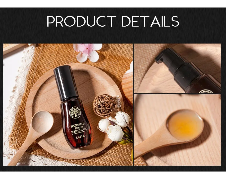 Многофункциональный Уход за волосами и кожей головы марокканское чистое аргановое масло эфирное масло для волос для сухих типов волос TSLM2