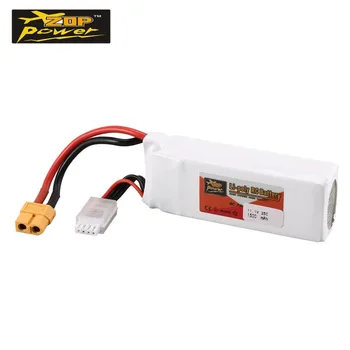 

High Quality ZOP Power 3S 11.1V 1500MAH 25C Battery XT60 Plug Rechargeable Lipo Battery