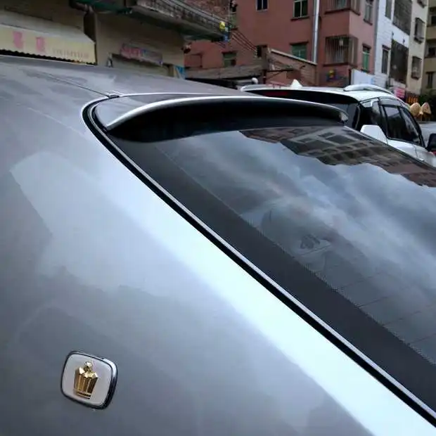 Для 2005 до 2009 Toyota Crown Athlete спойлер на крышу заднего окна высокого качества ABS Материал Неокрашенный цвет для спойлера Корона