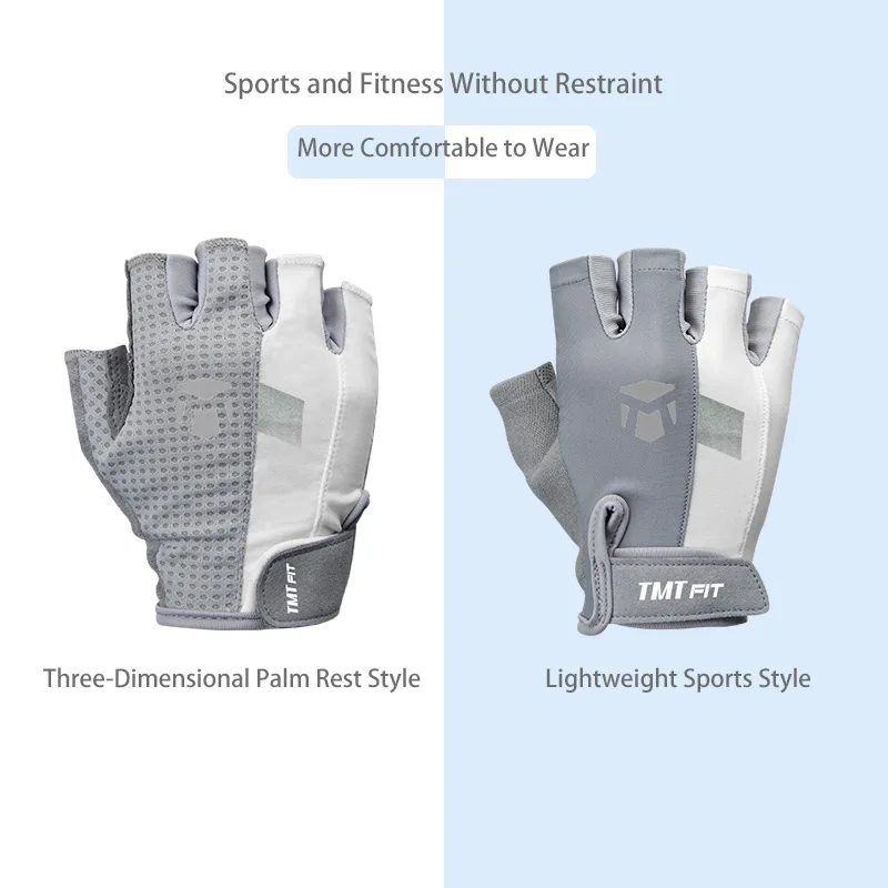 TMT Women Gym Gloves for Body Building Sport Fitness Dumbbell Workout Breathable Gloves for Crossfit Weight Lifting Training