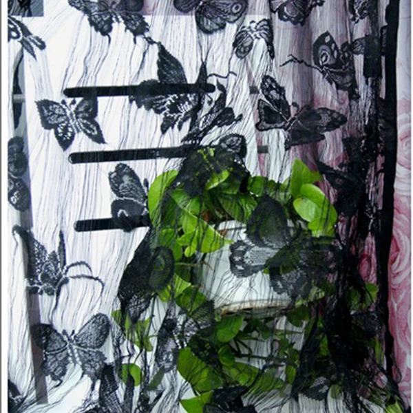 Креативный узор бабочки кисточка струнная дверь Штора для окна комнаты разделитель занавесок шарф