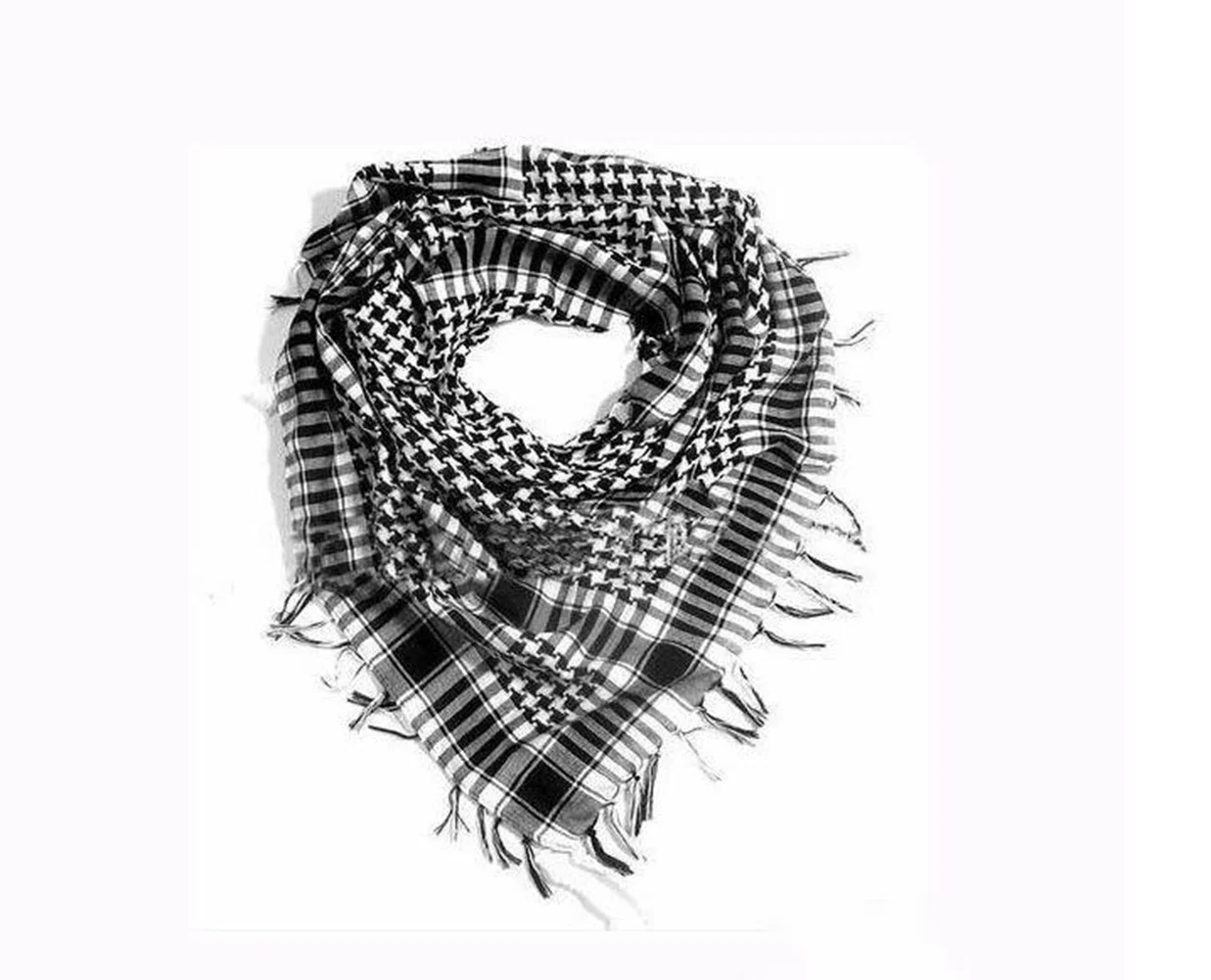 Превосходный тактический шарф в стиле милитари тюрбан пустыня Шеман арабский высокое качество полиэстер Keffiyeh белые модные шарфы высокое качество