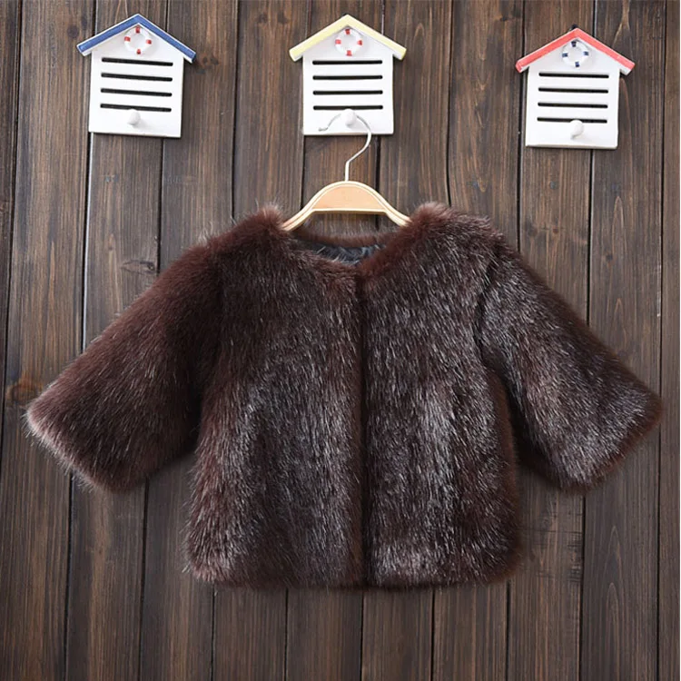 2017 Childrens Fur Coats Littly Boys Winter Faux Fur Jackets O-Neck Soft Fox Fur Clothes for girls Kids Faux Minks Coats Smooth 2017 Childrens Fur Coats Littly Boys Winter Faux Fur Jackets O-Neck Soft Fox Fur Clothes for girls Kids Faux Minks Coats Smooth