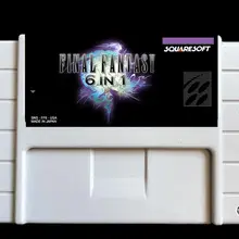 Fin Fantasy 6 в 1 для 46 контактов NTSC консоль