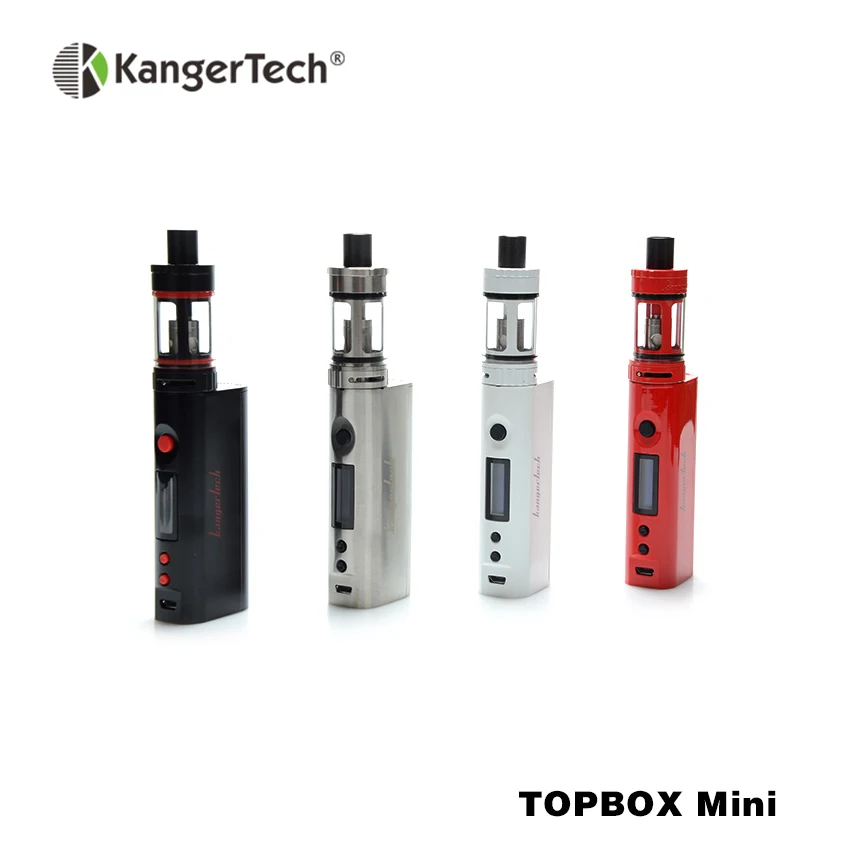 

100% Original Kangertech Topbox mini kit Temperature Control mod box subox mini pro 7W - 75W black white red Kangertech mod kit