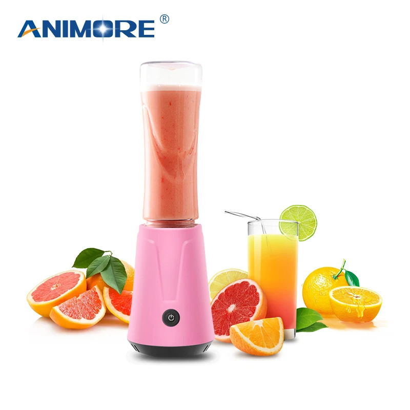 

ANIMORE Portable Electric Juicer Blender Fruit Baby Food Milkshake Mixer Meat Grinder Multifunction Juice Maker Machine JU-02C