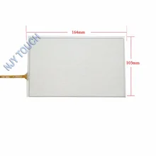 7-дюймовый 4 проводной резистивный Сенсорный экран Панель для HSD070IDWI HSD070IDW1-A00 164x103 мм