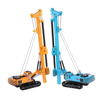 

1/64 Alloy Rotary Drilling Engineering Car Diecast Vehicle Model Educational Toys Birthday Gift for Children Kids Toddler
