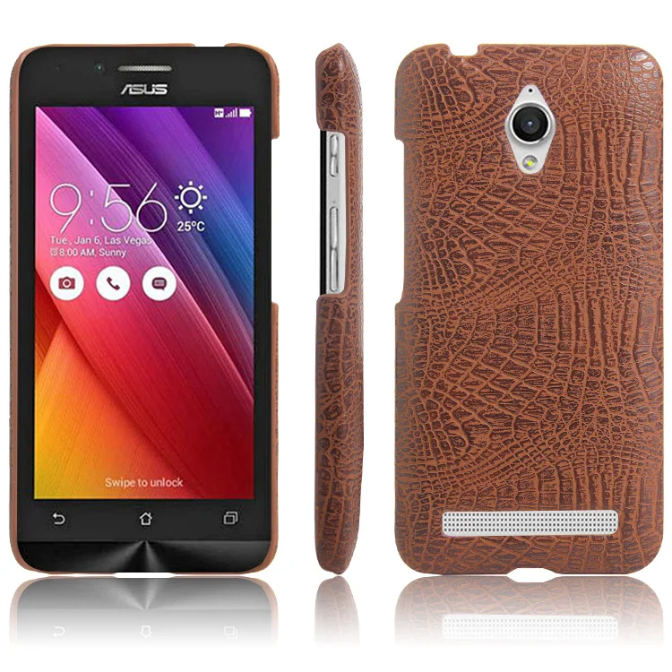

Luxury Crocodile Pattern PU leather Case For Asus Zenfone Go ZC500TG 5.0" Phone Case Accessories Back Cover For Asus ZC500TG