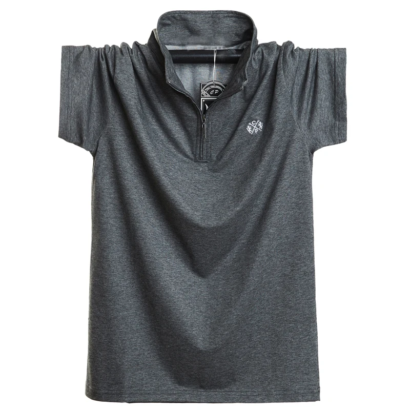 

New 2019 Fashion Men Polo Shirt Cotton Short Sleeve Summer Breathable Shirt Men Cool Polo Shirts Casual Shirts 5XL 6XL Plus Size