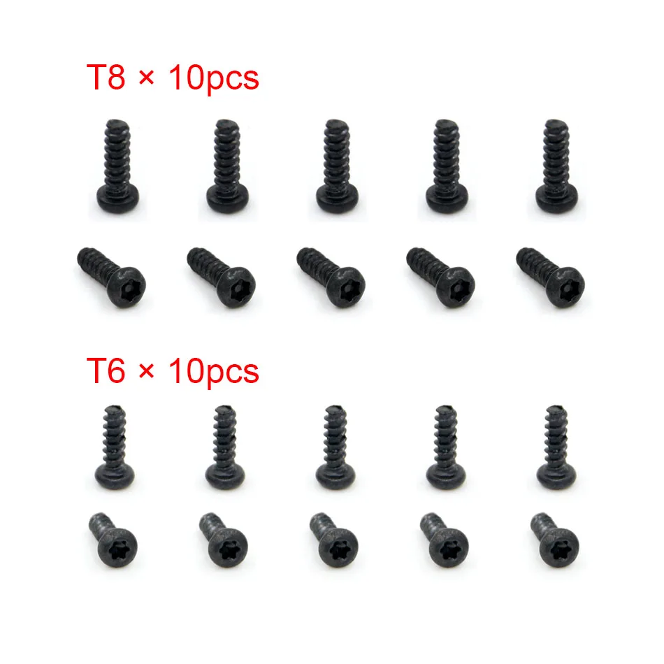 HOTHINK 20pcs/lot 9MM T8 Screws Head T6 Screw set for XBOX ONE