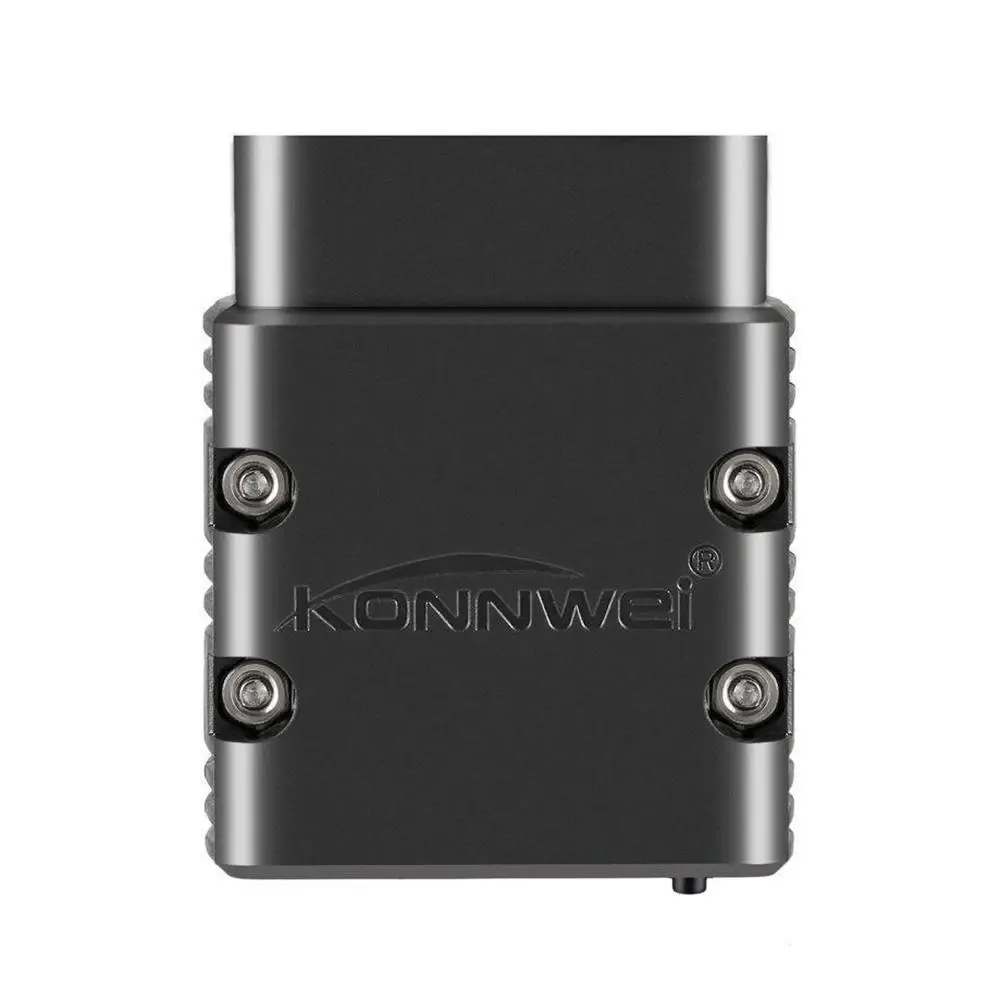 Konnwei KW902 Мини ELM327 Bluetooth OBD-II автомобильный диагностический инструмент Elm 327 OBD2 сканер кодов лучше, чем elm327 V2.1 - Цвет: Black
