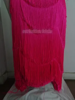 

Embroidered African lace fabric with fringe for sewing sat-42004 Fast Delivery and high quality